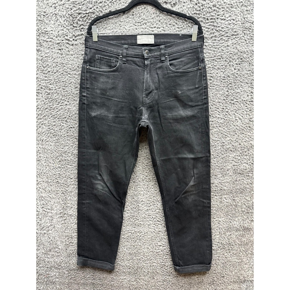 Everlane Slim Fit Stretch Denim Jeans Washed Black Mens‎ Size 33 x 30.5